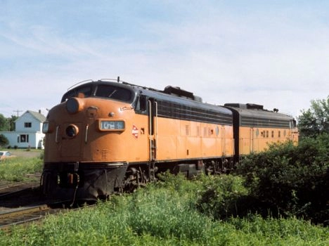 MILW diesel locomotives at Ontonagon